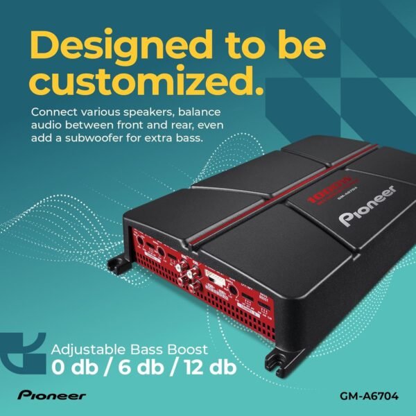 Pioneer GM-A6704 Amplifier - Image 6