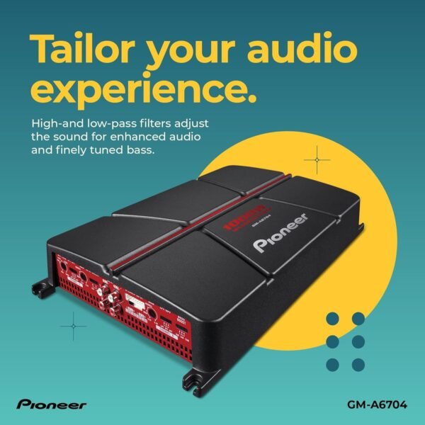 Pioneer GM-A6704 Amplifier - Image 4