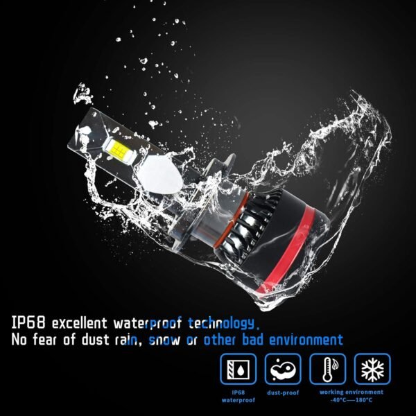 CONPEX 9006 HB4 LED Headlight Conversion Kit - Image 4